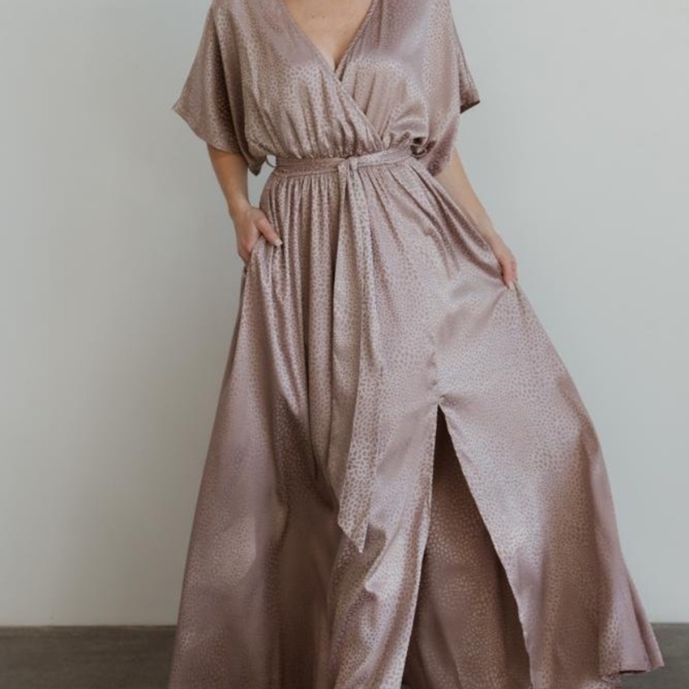 Baltic Børn Savannah Print Kimono Maxi | Dusty Lilac XXL